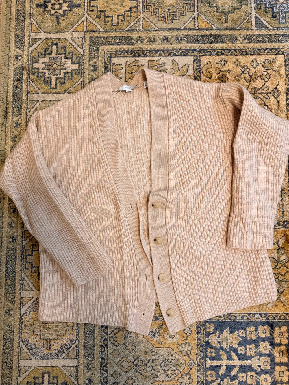 Vince Wool & Cashmere V-Neck Cardigan